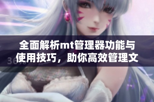 全面解析mt管理器功能與使用技巧，助你高效管理文件和應(yīng)用