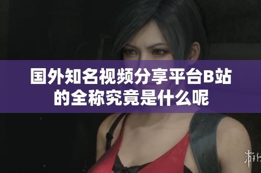 國(guó)外知名視頻分享平臺(tái)B站的全稱(chēng)究竟是什么呢