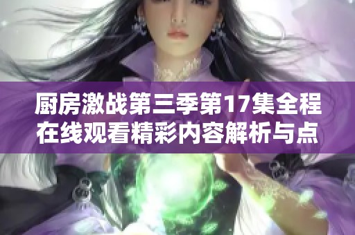 廚房激戰(zhàn)第三季第17集全程在線(xiàn)觀看精彩內(nèi)容解析與點(diǎn)評(píng)
