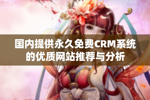 國(guó)內(nèi)提供永久免費(fèi)CRM系統(tǒng)的優(yōu)質(zhì)網(wǎng)站推薦與分析